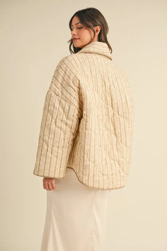 Floral Quilted Jacket