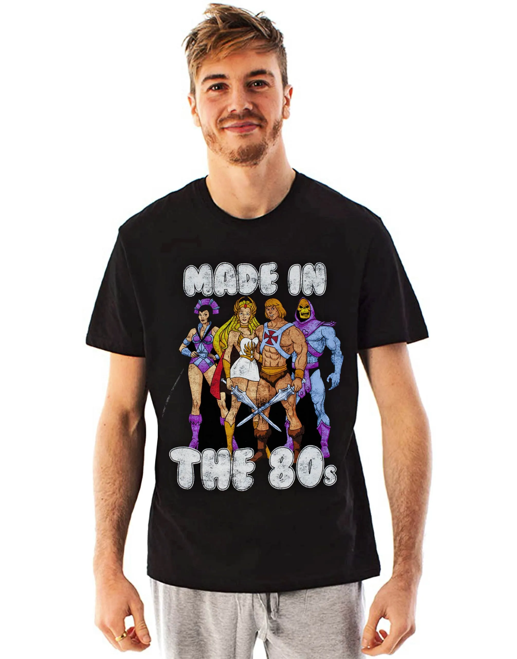 Masters Of The Universe Men’s T-Shirt 'Made In The 80's' Superhero & Villains