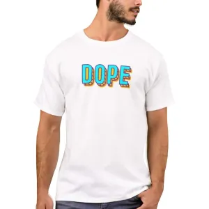 Nutcase Designer Round Neck Men's T-Shirt Wrinkle-Free Poly Cotton Tees - DOPE