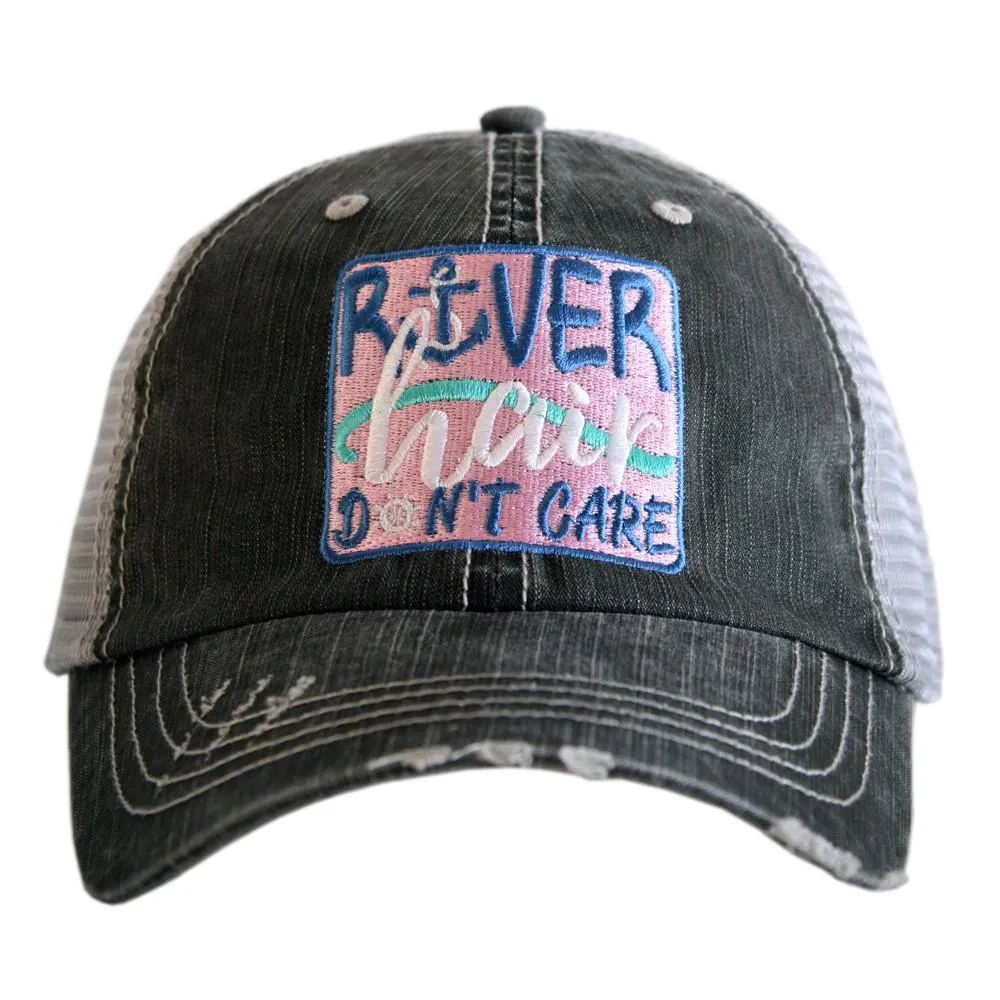 River hats RIVER hair dont care Embroidered trucker caps