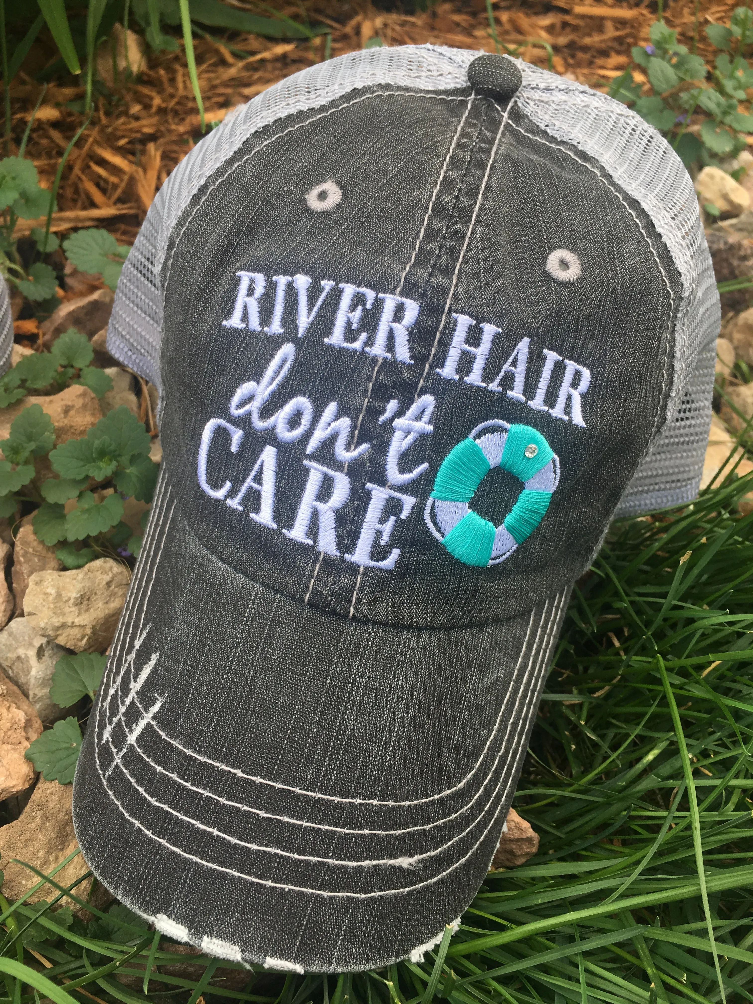 River hats RIVER hair dont care Embroidered trucker caps