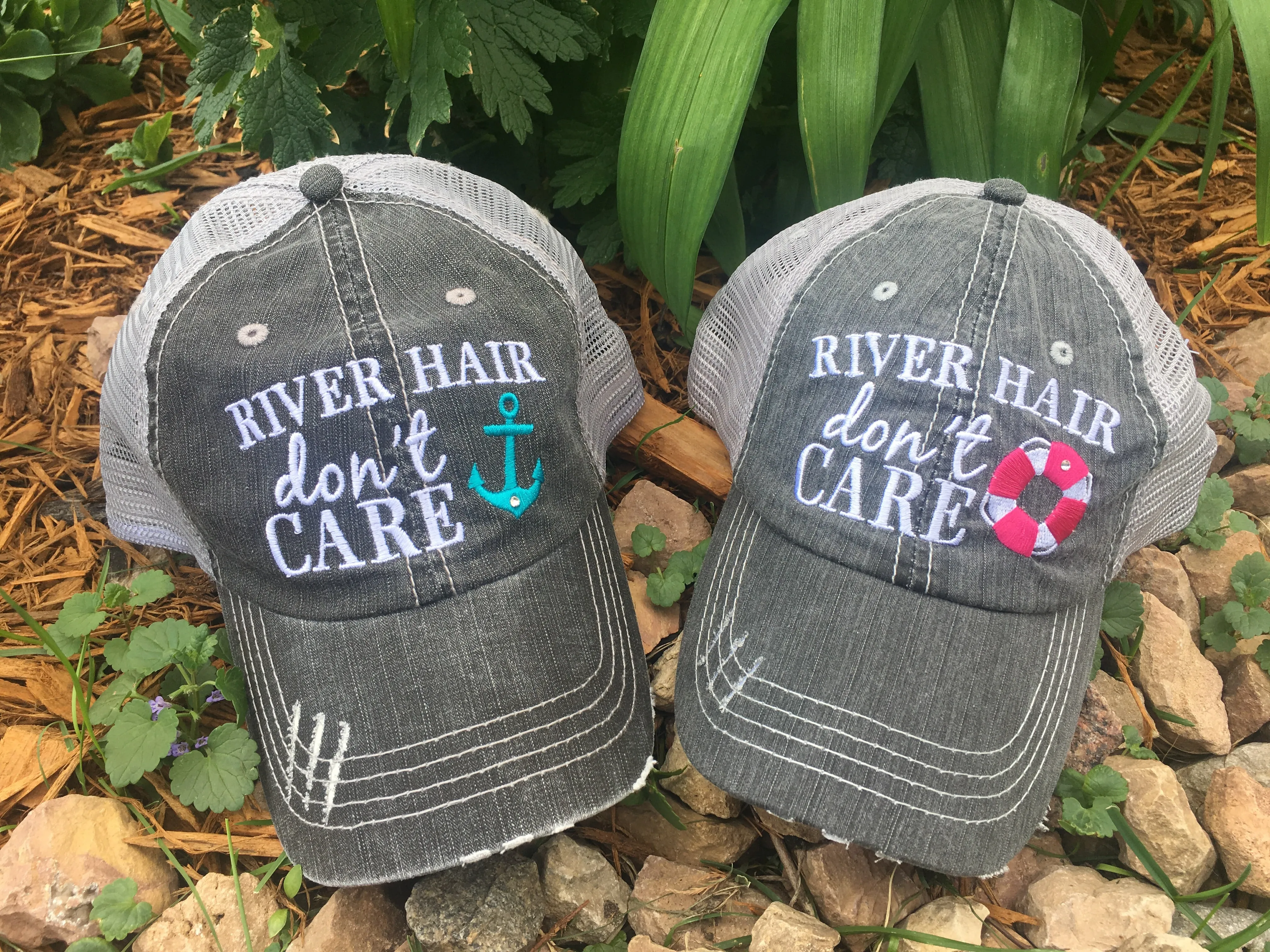 River hats RIVER hair dont care Embroidered trucker caps