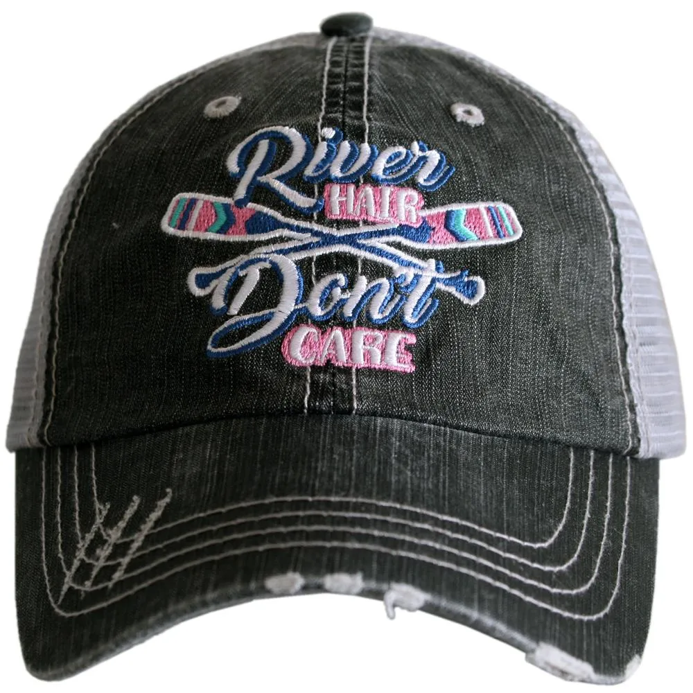 River hats RIVER hair dont care Embroidered trucker caps