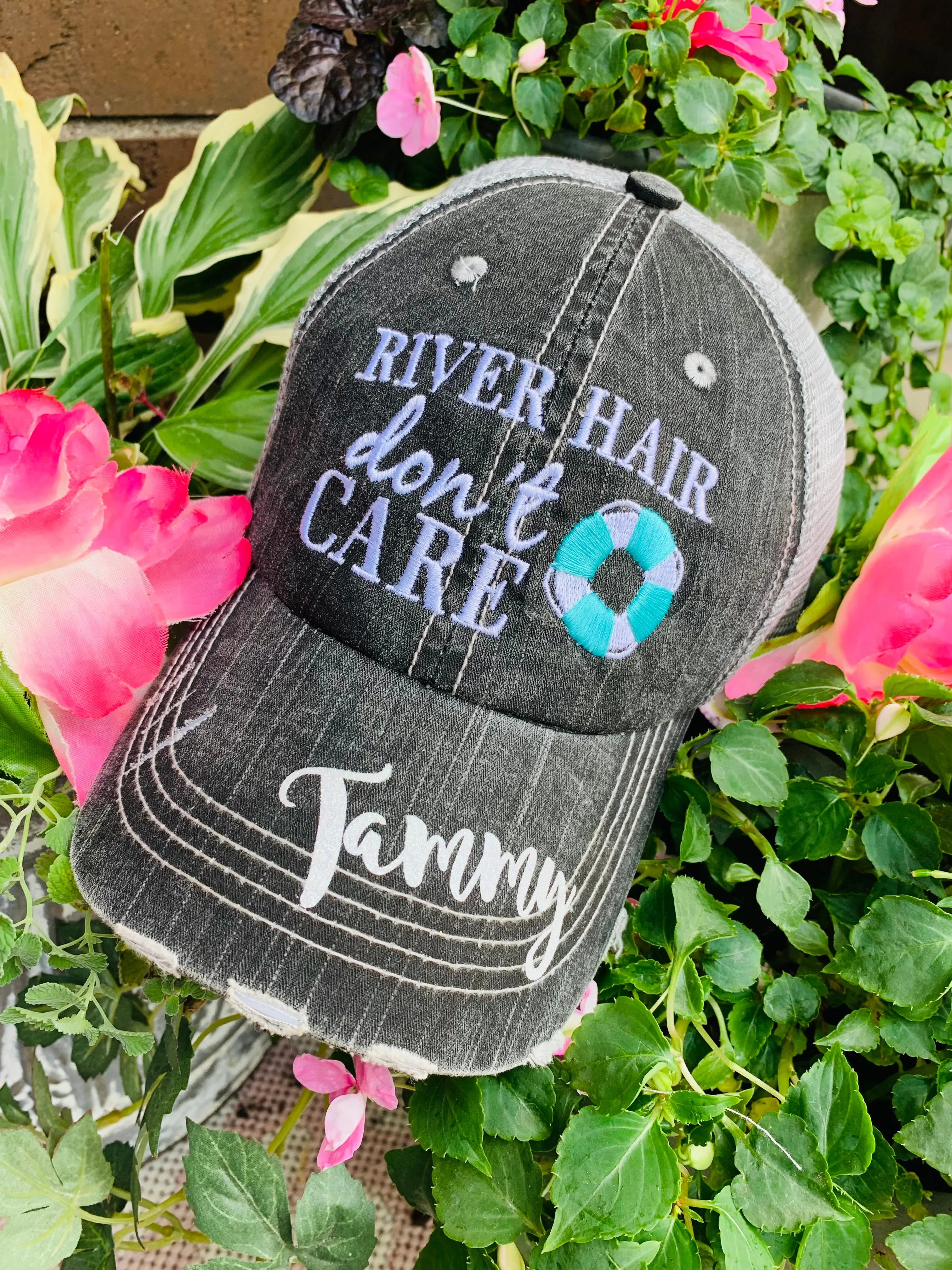 River hats RIVER hair dont care Embroidered trucker caps