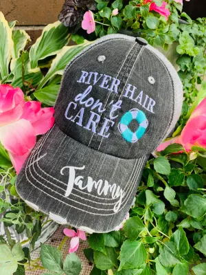 River hats RIVER hair dont care Embroidered trucker caps