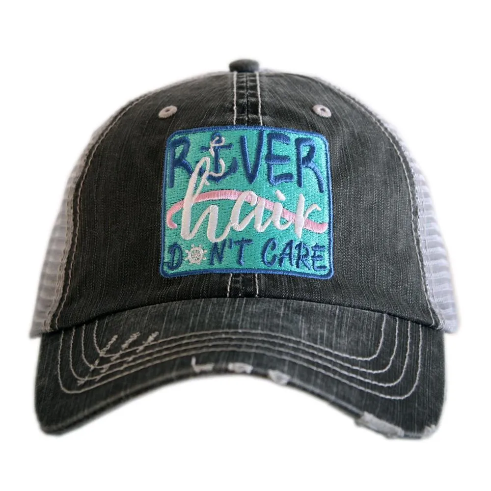 River hats RIVER hair dont care Embroidered trucker caps