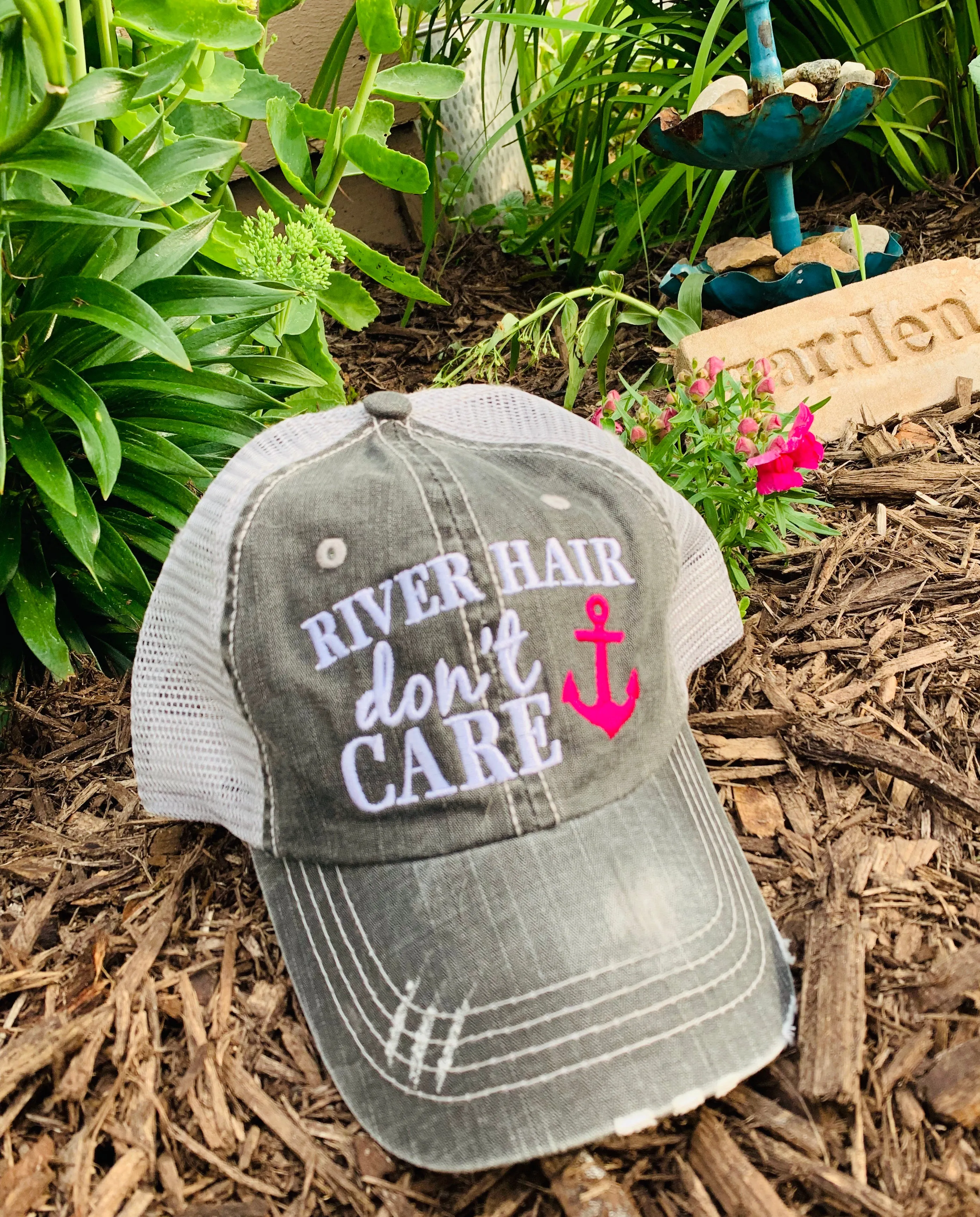 River hats RIVER hair dont care Embroidered trucker caps
