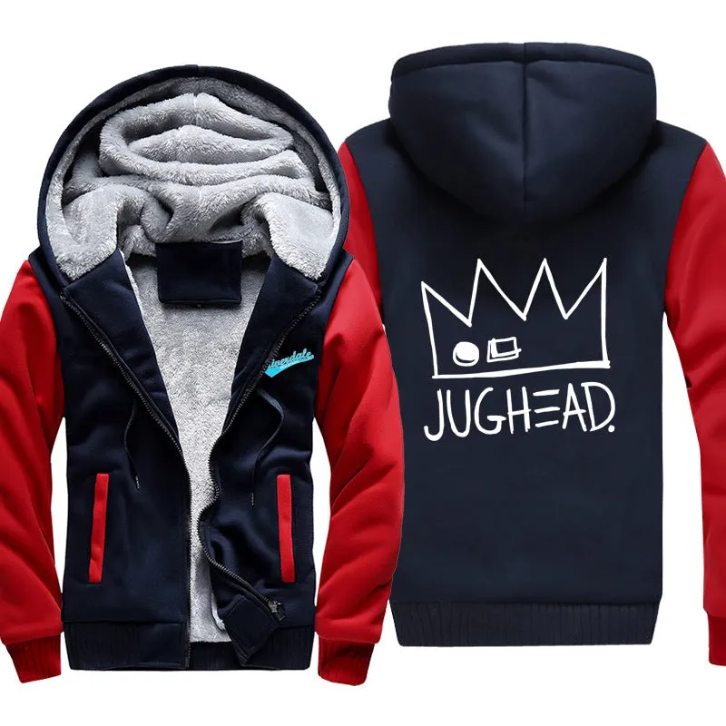 Riverdale Jackets - Solid Color Riverdale Cool Icon Fleece Jacket
