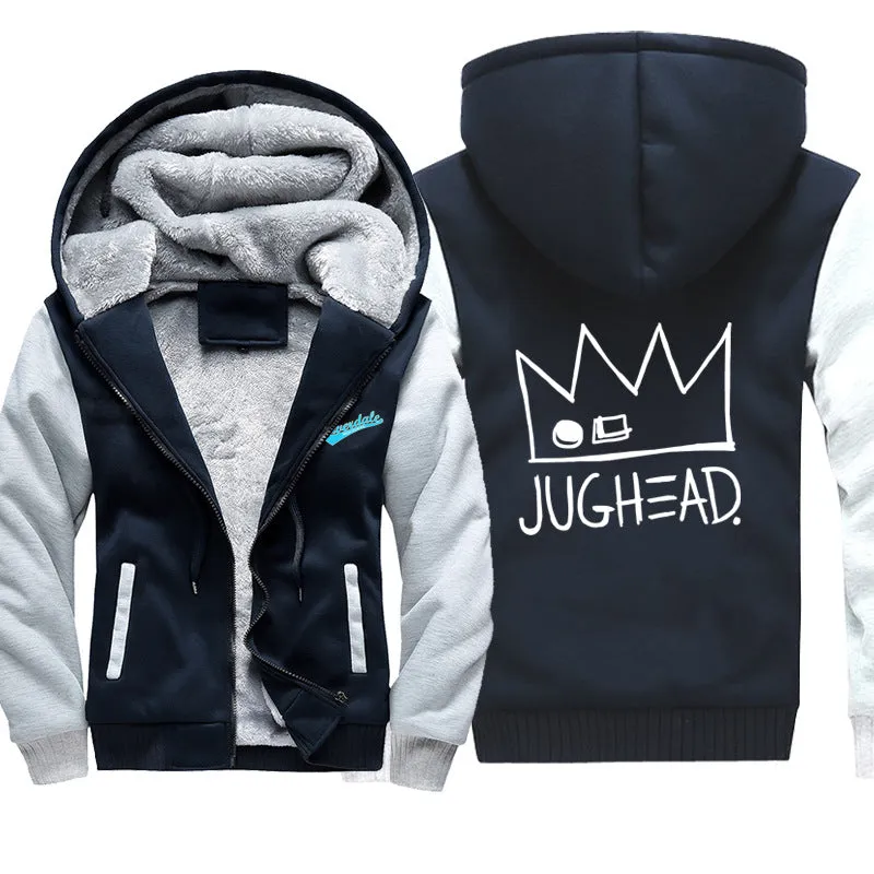 Riverdale Jackets - Solid Color Riverdale Cool Icon Fleece Jacket