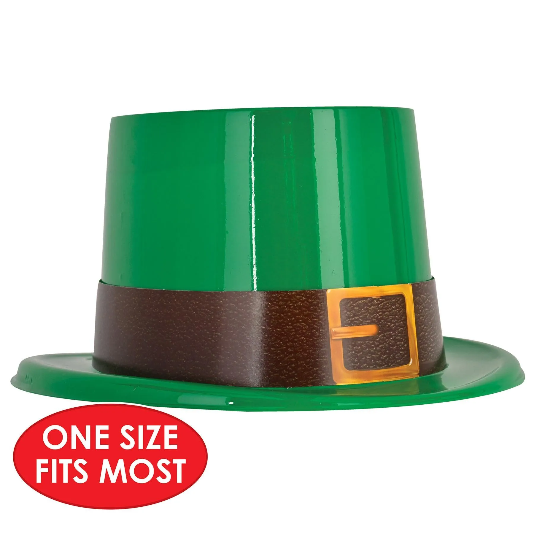 St. Patrick's Day Plastic Leprechaun Top Hat (25 per Case)