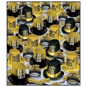 The Great New Year Party Kit for 300 People - Gold