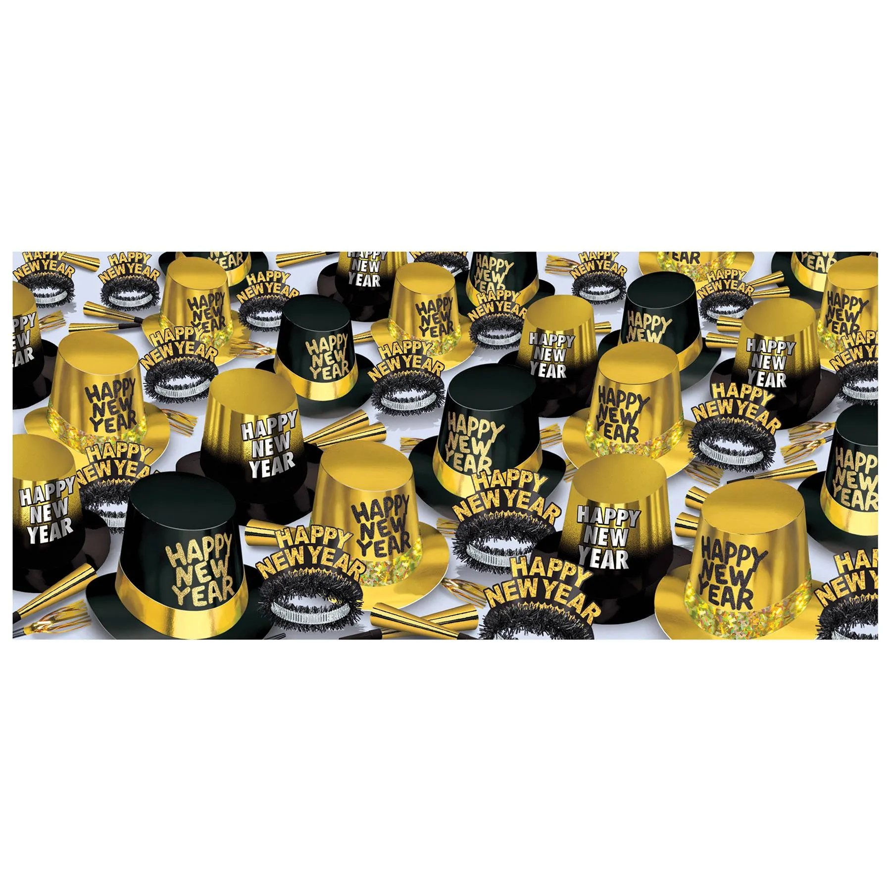 The Great New Year Party Kit for 300 People - Gold